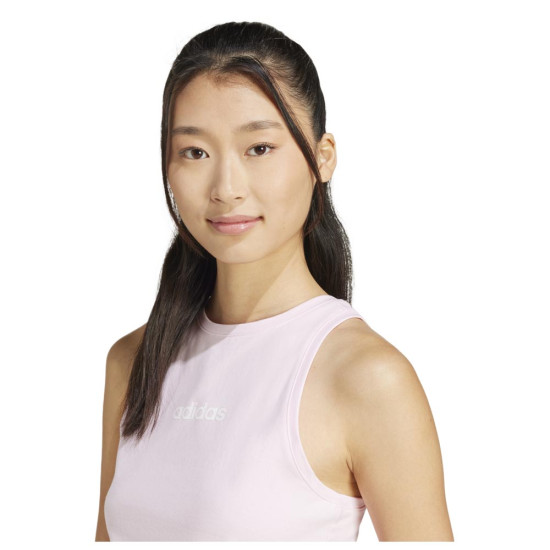 Adidas Γυναικεία αμάνικη μπλούζα Essentials Linear Sigle Jersey Tank Top